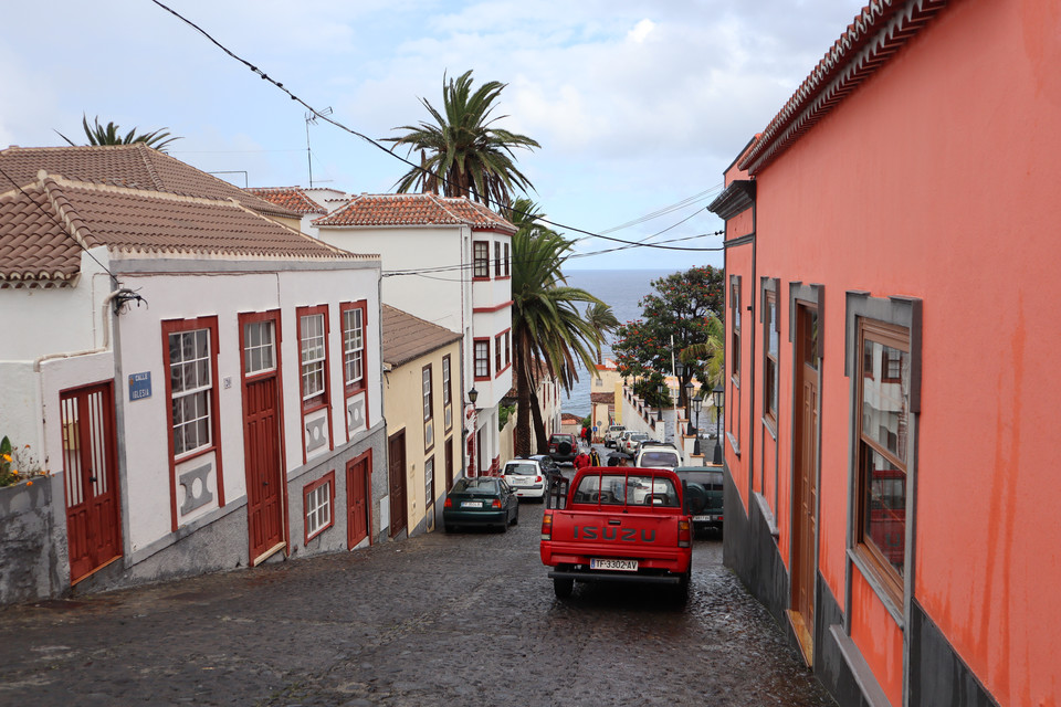 La Palma - widok na uliczkę w San Andres