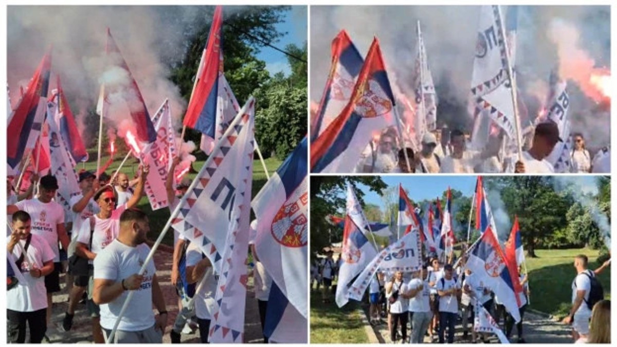 Pristalice SNS krenule ka Beogradu