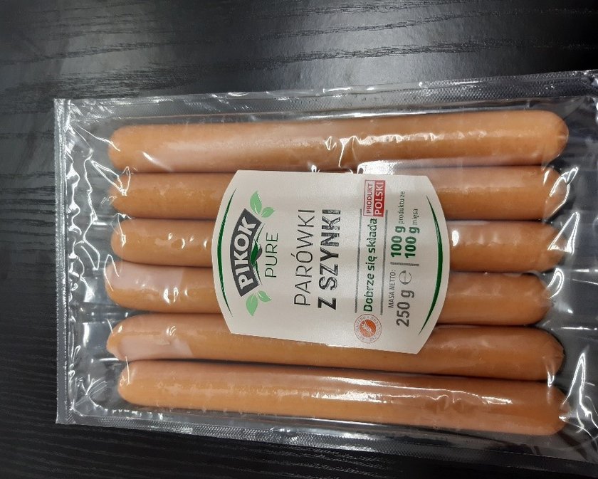 GIS nakazał wycofanie jednej partii parówek z szynki 250 g "Pikok Pure" ze sklepów Lidl. Znaleziono w niej bakterie listerii