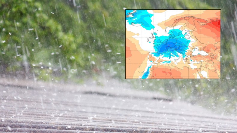 Nadchodzące dni przyniosą nam sporo deszczu. Przeważać mają też niskie temperatury (mapa: effis.jrc.ec.europa.eu)