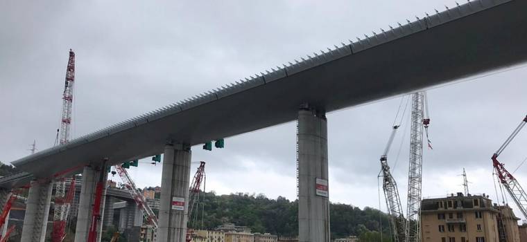 Katastrofa na autostradzie A10 w Genui – wiadukt już odbudowany