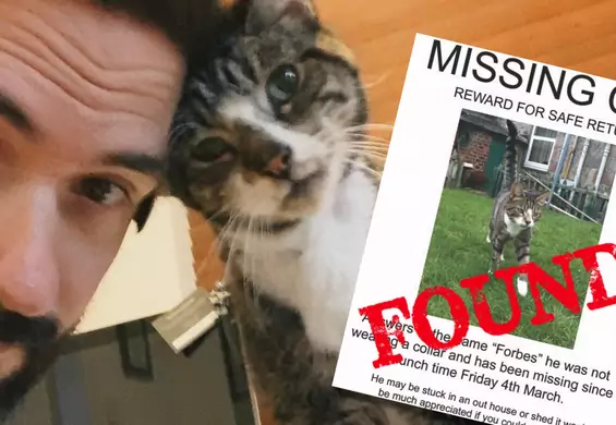Odnalazł się kot, który zaginął dziesięć lat temu. Właściciele nie kryli wzruszenia