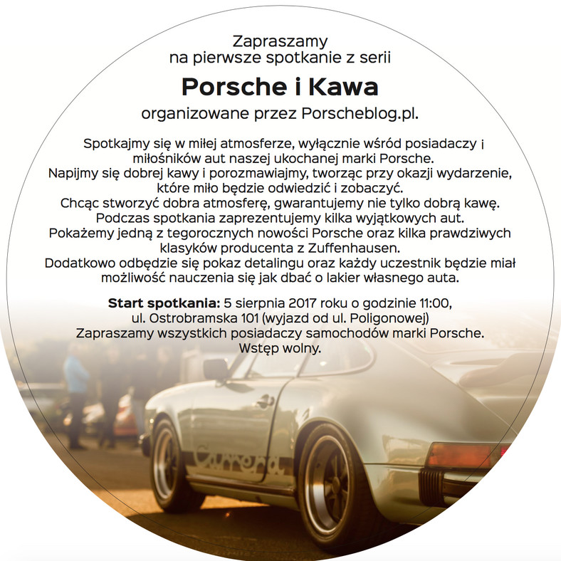 Porsche i Kawa – zajrzyj na meeting