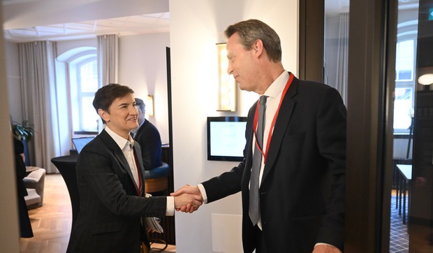 Ana Brnabić i Vinsent Blondel