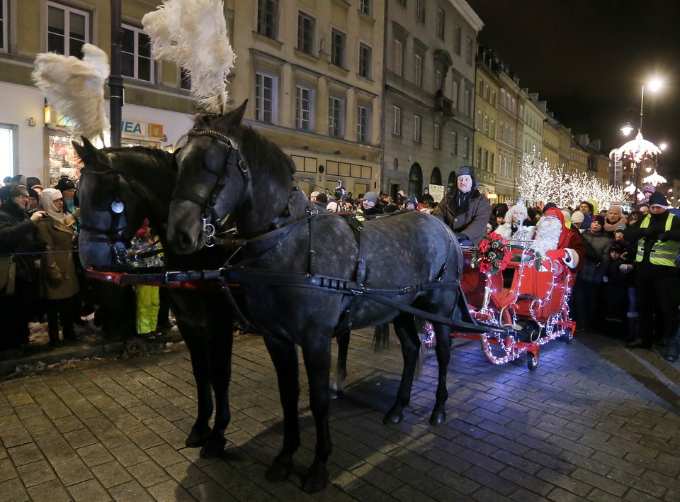 Iluminacja świąteczna w Warszawie