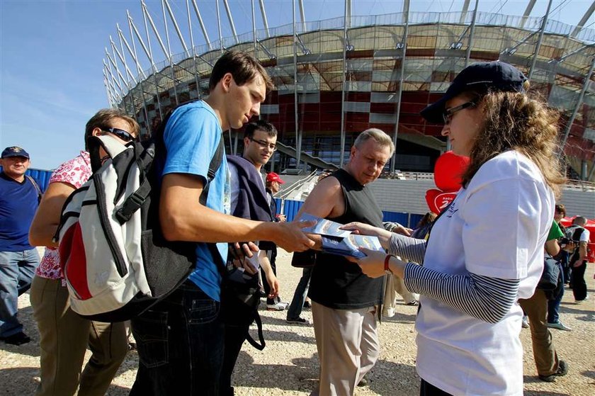 Poseł PO lansował się na Stadionie Narodowym