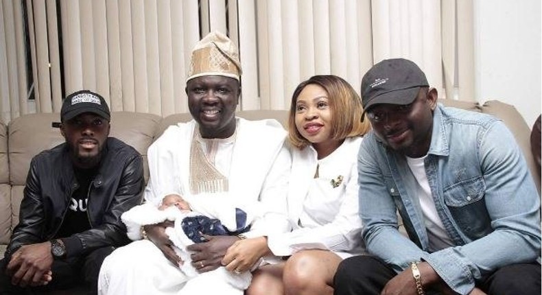 Photos from Seyilaw's baby christening