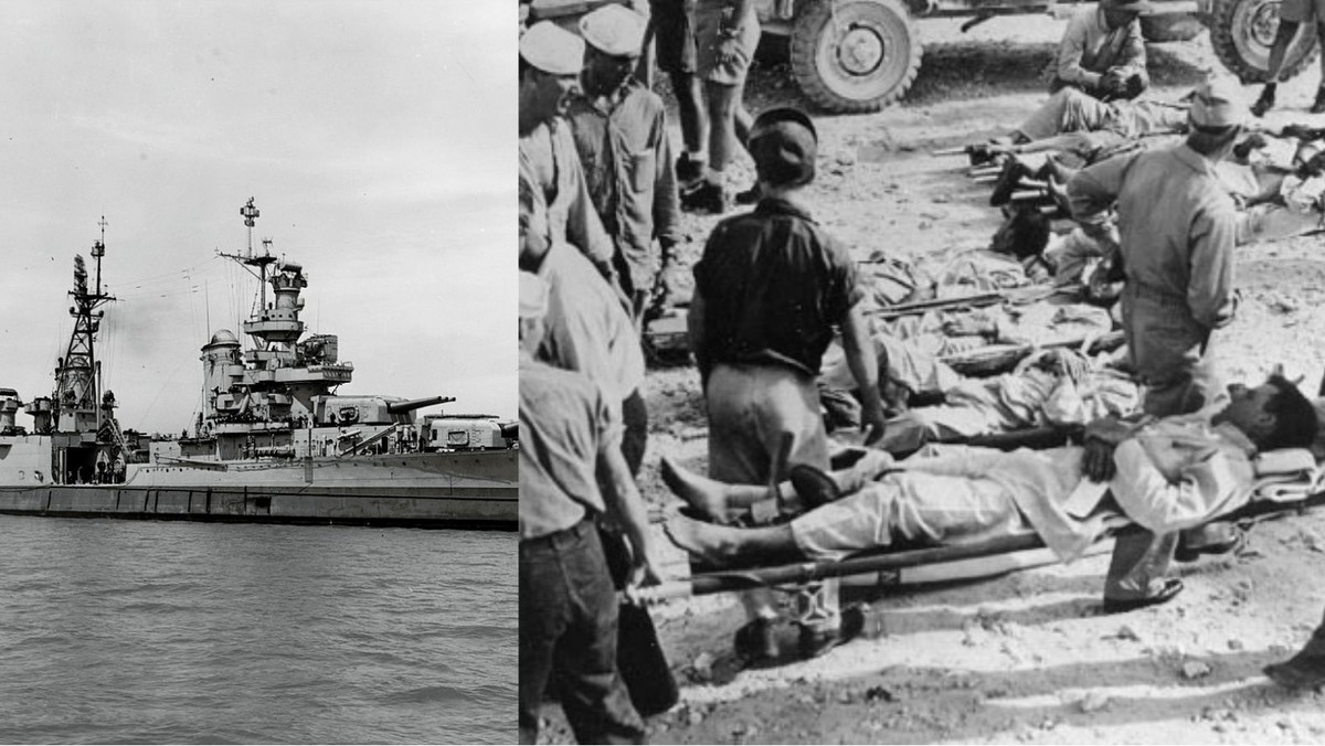 Zatopienie USS "Indianapolis". Rekiny atakowały bezbronnych rozbitków