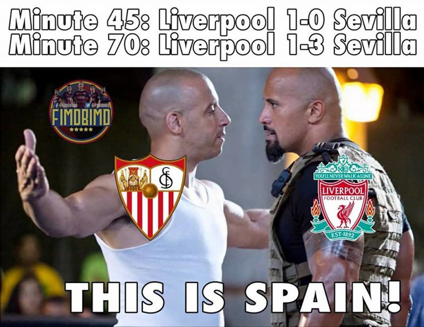 MEMY po finale Ligi Europy! Sevilla - Liverpool GALERIA