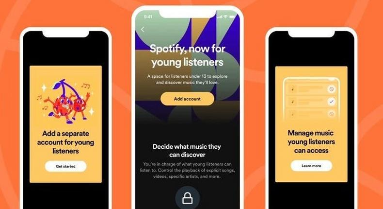 Spotify is adding parental controls to managed accounts for kids under 13.Spotify