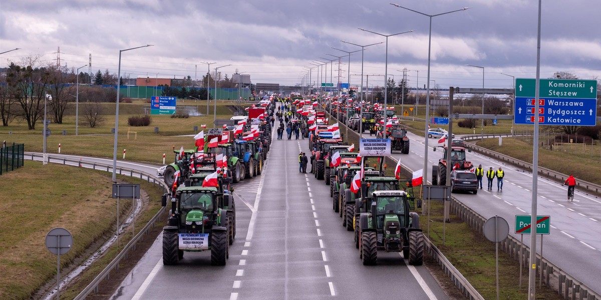 Protest rolników.