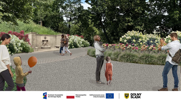 Projekt obejmuje uporządkowanie zieleni i nowe nasadzenia, ale też m.in. remont architektonicznej oprawy źródełka Freytaga. 