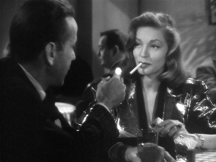 Lauren Bacall jako Vivian Sternwood Rutledge. "Wielki sen", reż. Howard Hawks, 1946 r.