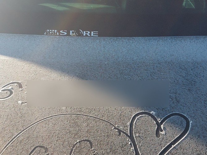 Broj telefona na automobilu