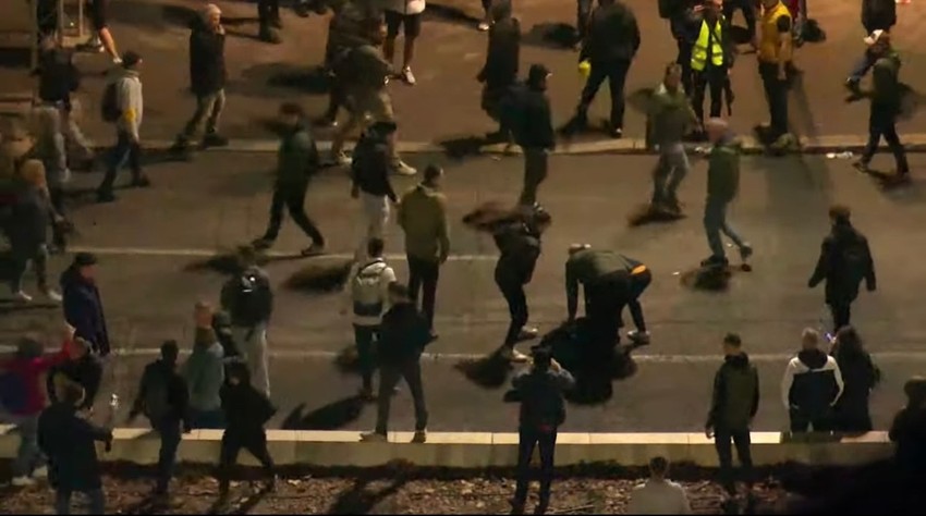 Tuča na Trgu Nikole Pašića