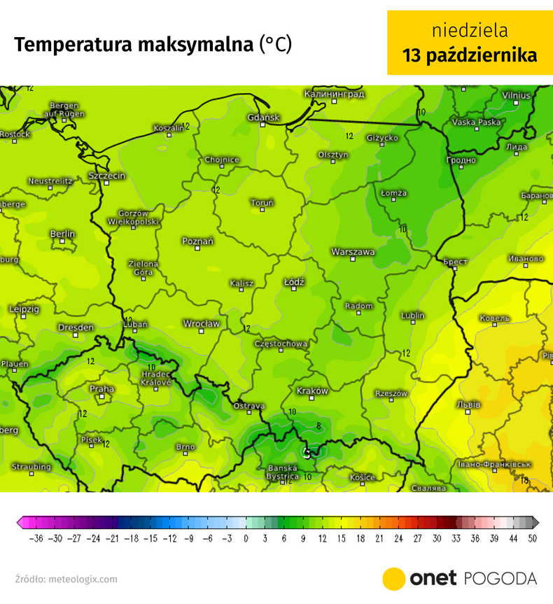 Ciepło nie potrwa jednak długo i przed połową miesiąca nadejdzie ochłodzenie