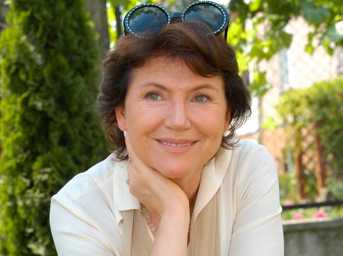 Halina Frąckowiak na festiwalu w Opolu (2003)