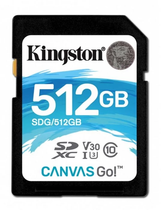 Kingston SDXC Canvas Go! 512GB
