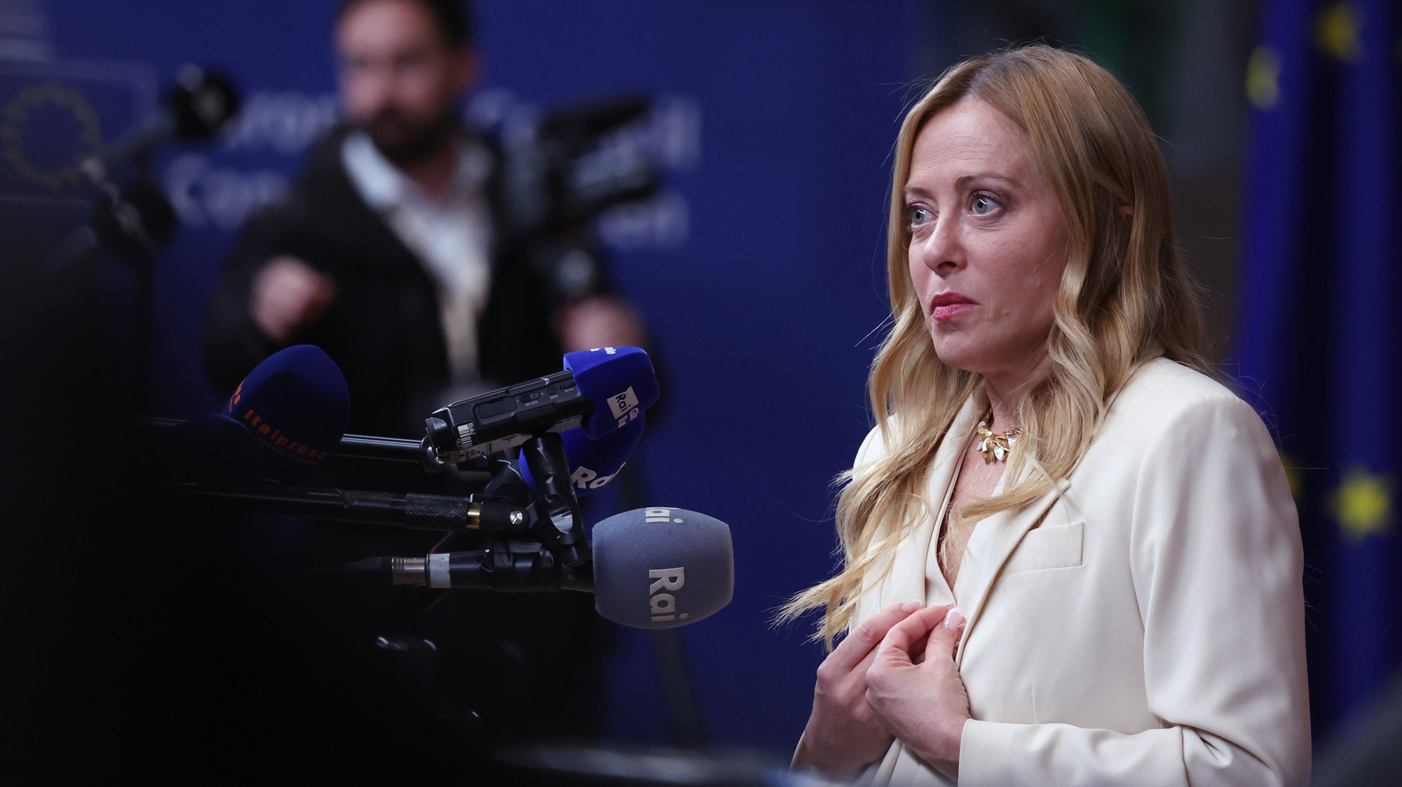 Talianska premiérka Giorgia Meloniová.