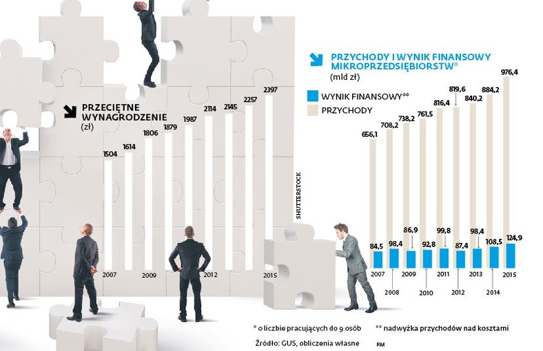 Mikroprzedsiębiorstwa - wyniki finansowe i wynagrodzenia