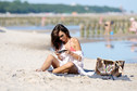 Natalia Siwiec w skąpym stroju na plaży