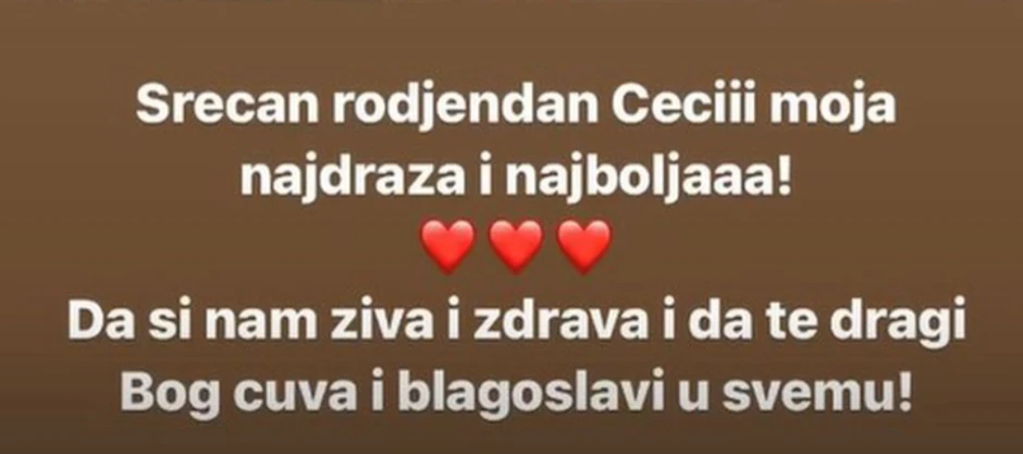 Gudelj čestitao Ceci rođendan