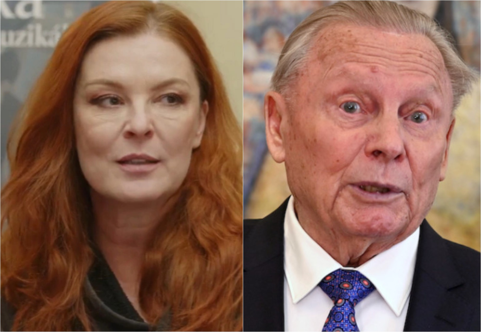 Elena Podzámska a Rudolf Schuster