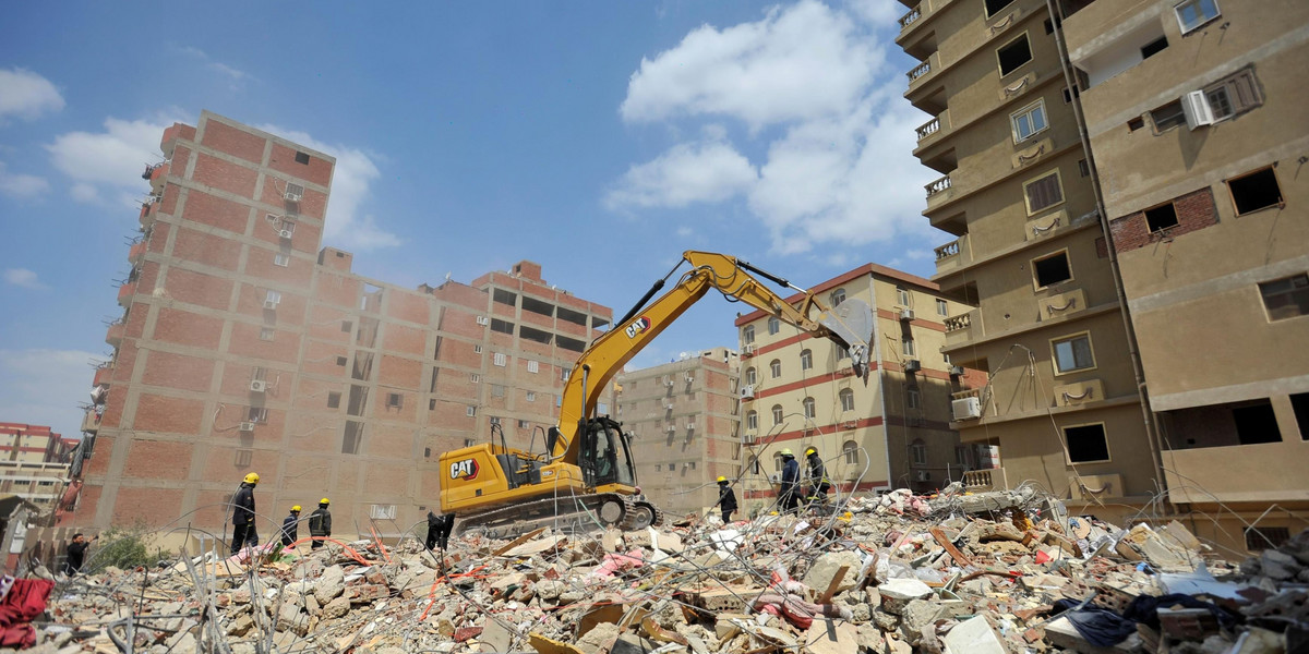 Katastrofa budowlana w Kairze