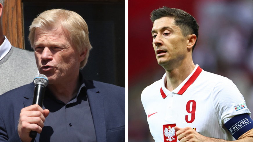 Oliver Kahn i Robert Lewandowski