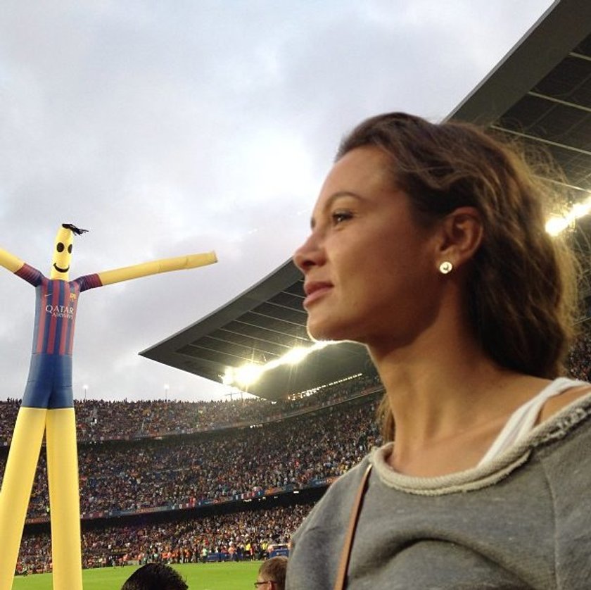 Kinga Rusin na Camp Nou