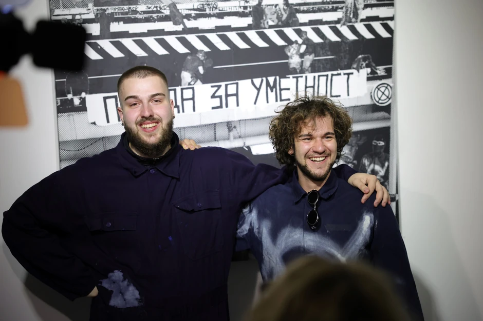 otvaranje izložbe "Nismo umetnici"