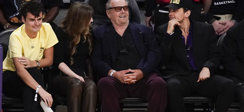 Jack Nicholson oglądał awans koszykarzy Los Angeles Lakers