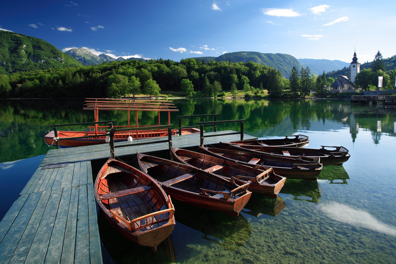 Jezioro Bohinj, Słowenia