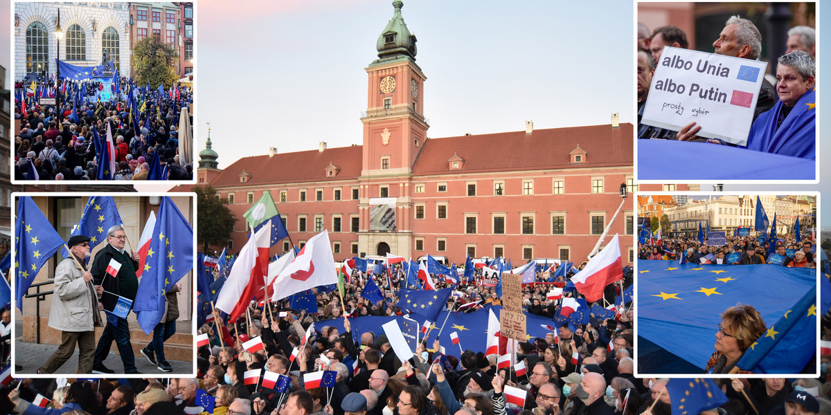 Czy grozi nam polexit? Manifestacje w całej Polsce. "Nie chcę żyć w drugiej Rosji"