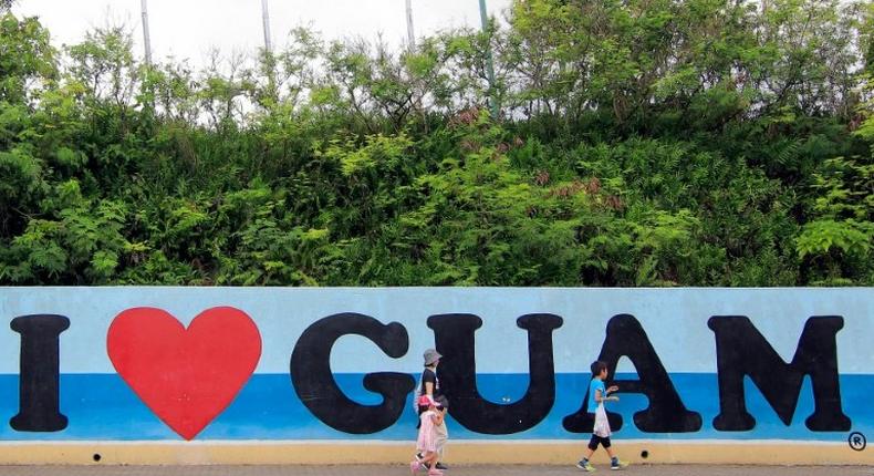 Although Guam hosts two US military installations and 6,000 US soldiers, making it the target of North Korea's wrath, tourism authorities are keen to dispel any impression of danger to the tranquil island and its secluded beaches