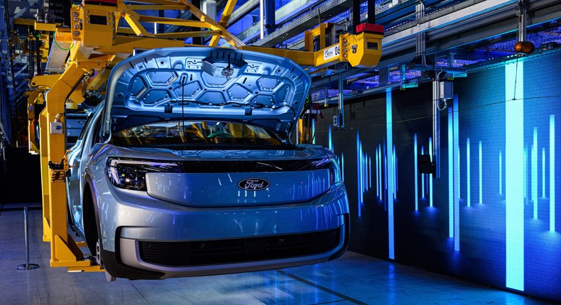Ford pauses a $12 billion EV investment, after saying electric vehicles ...