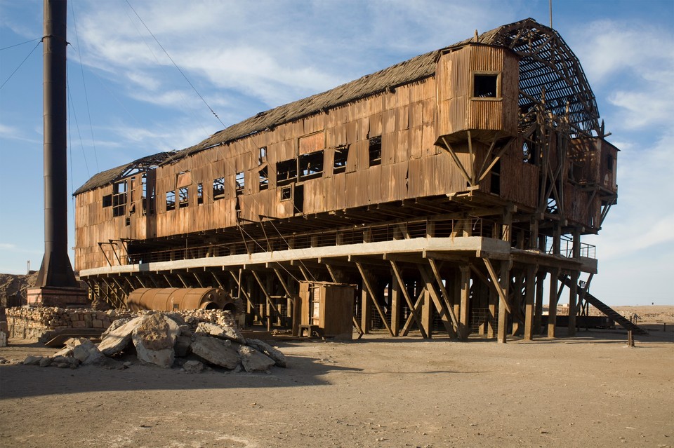 Chile, kopalnie saletry w Humberstone i Santa Laura