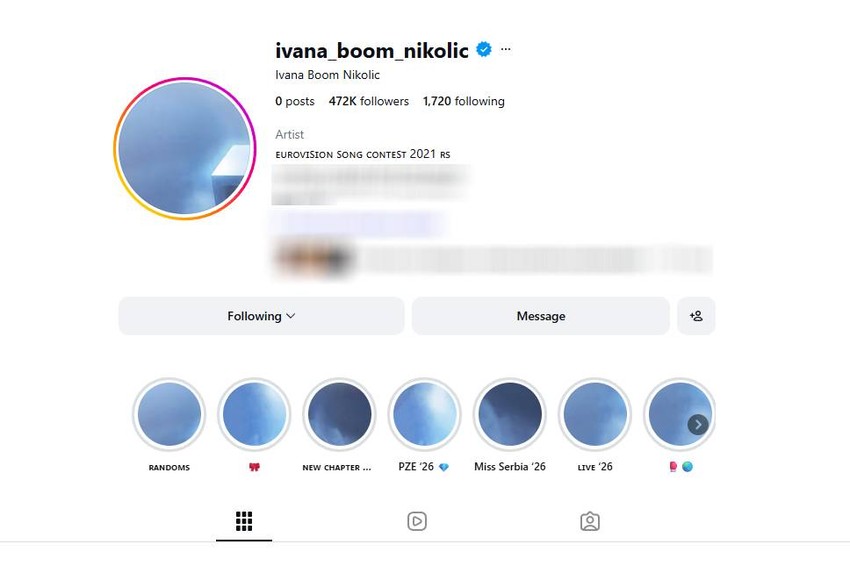 Ivana Nikolić obrisala sve sa mreža
