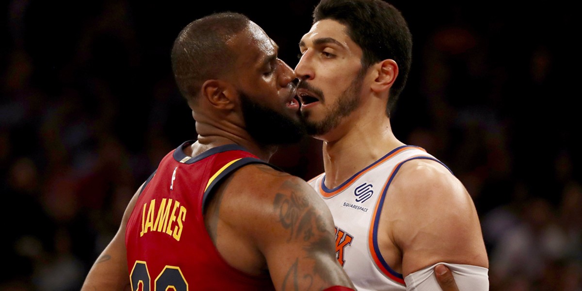 Enes Kanter escalated his fledgling rivalry with LeBron James by trolling him on Twitter after his first career ejection