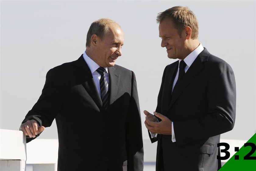 Władimir Putin i Donald Tusk