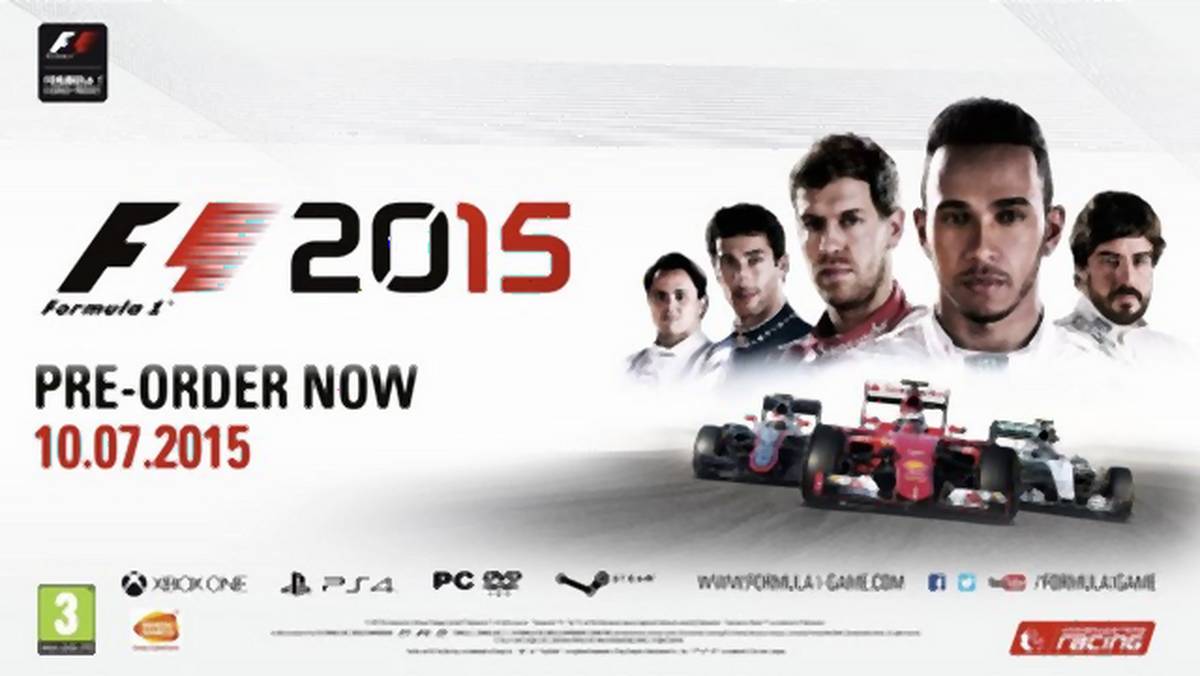 F1 2015 opóźnione - pokazuje to najnowszy zwiastun