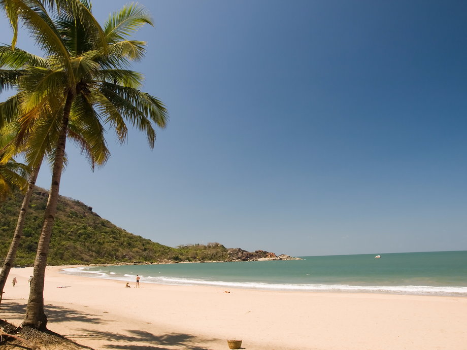 Head to Agonda beach in Goa, India, if you’re in search of a picturesque and quiet beach getaway. The authentic destination has a rustic appeal to it, with accommodations including traditional beach huts. The long beach is ideal for tranquil walks, but it isn’t the type of beach for a leisurely swim as the tide can get rough.