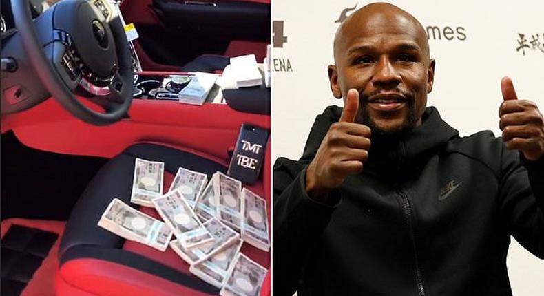 Mayweather Flaunts $9m Earning from Tokyo Exhibition