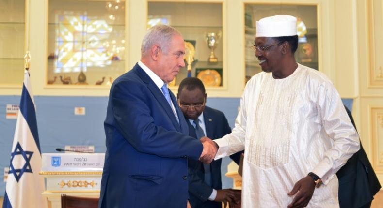 Chadian President Idriss Deby Itno and Israeli Prime Minister Benjamin Netanyahu restored diplomatic ties between their countries in what the latter called a historic move