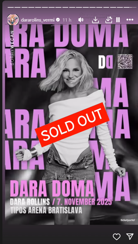 Dara Rolins vypredala rýchlosťou blesku aj veľký koncert v Bratislave.