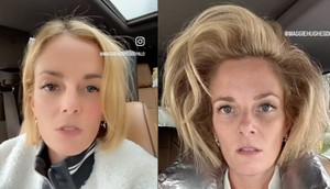 Maggie DePalo was not expecting the blowout to look like it did.Screenshot/TikTok - maggiehughesdepal