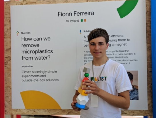 Fionn Ferreira i patent na wyławianie plastiku z mórz