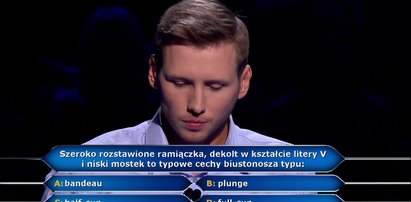 „Milionerzy” – pytanie o cechy biustonosza było warte pół miliona złotych!