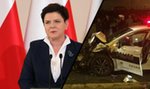 Kraksa kolumny aut wiozącej premier Szydło