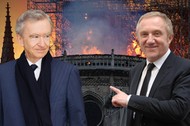 Notre-Dame i bogaci darczyńcy. François-Henri Pinault i Bernard Arnauld